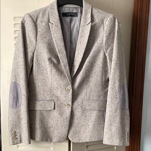 The Limited Grey Blazer with Elbow Patches